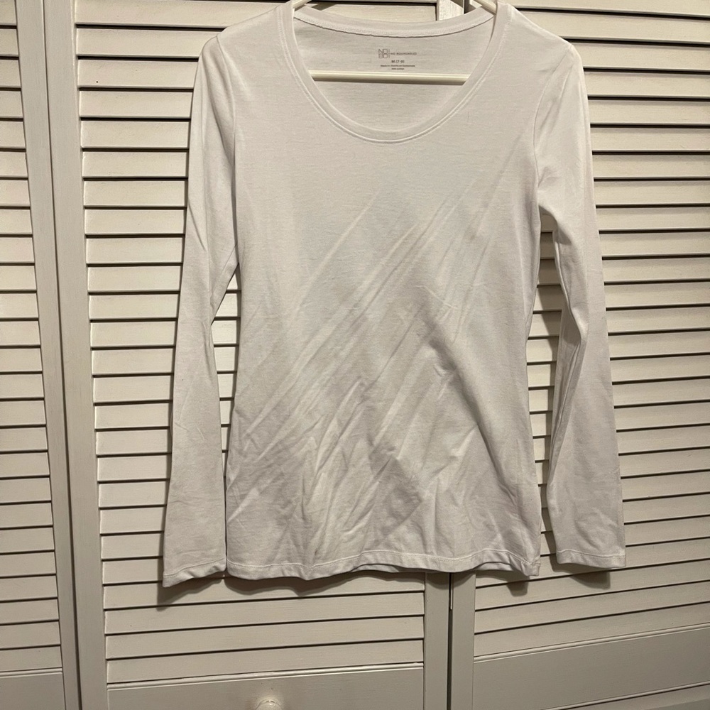 Plain white shirt